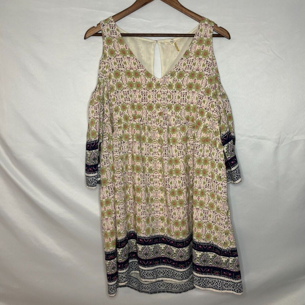 Entro (Anthropologie Sub brand) Dress with Shoulder Cut Outs Size L